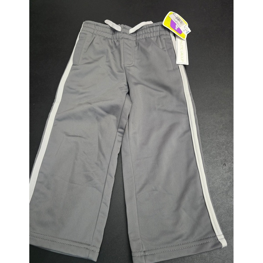 Kids R Us Vintage Gray Athletic Track Pants NWT Size 2T Navy